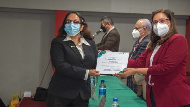Photo of Margarita Araujo recibe premio de ASIA como mejor egresada de la Facultad de Ingeniería y Arquitectura
