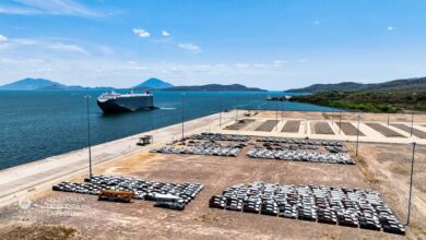 Photo of Cuatro buques carreros desembarcan más de 2,200 vehículos en el puerto de La Unión en marzo
