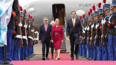 Photo of Claudia Sheinbaum llega a Honduras para la Cumbre de la CELAC