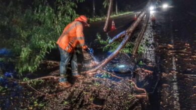 Photo of Emergencias por lluvias movilizan a FOVIAL y Bomberos