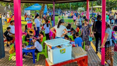Photo of Familias de Urbanización El Molino celebran la renovación de su parque comunitario