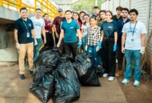 Photo of UNIVO impulsa jornada de limpieza en la carretera Panamericana en Quelepa